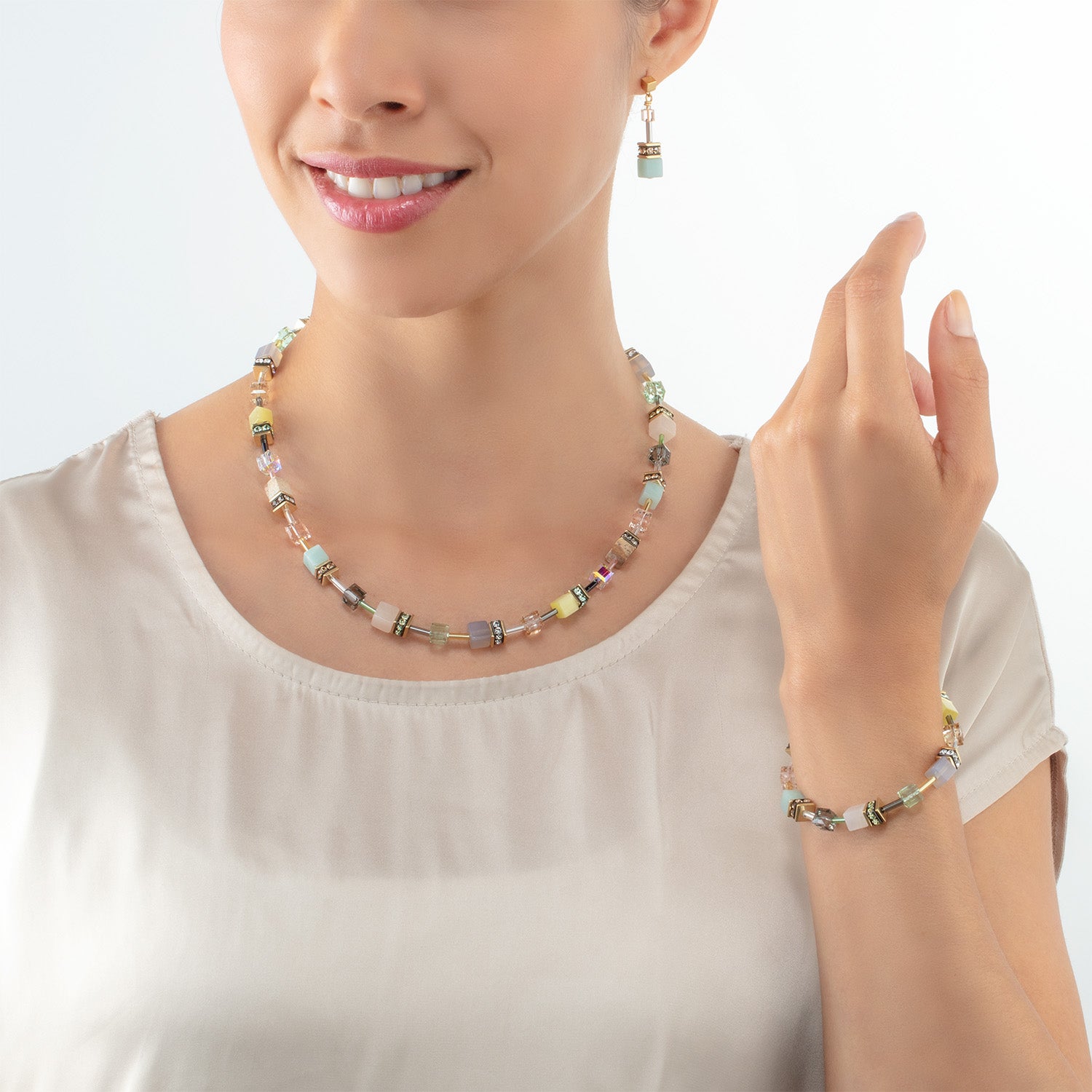 Bracelet GeoCUBE® Iconic Precious multicolour gentle