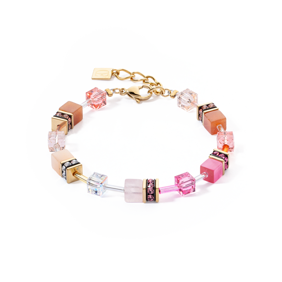 Bracelet GeoCUBE® Iconic Precious rose-orange