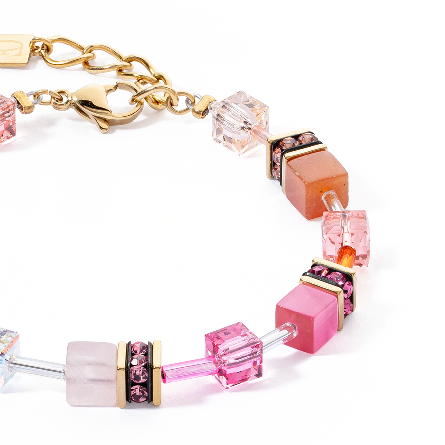 Bracelet GeoCUBE® Iconic Precious rose-orange