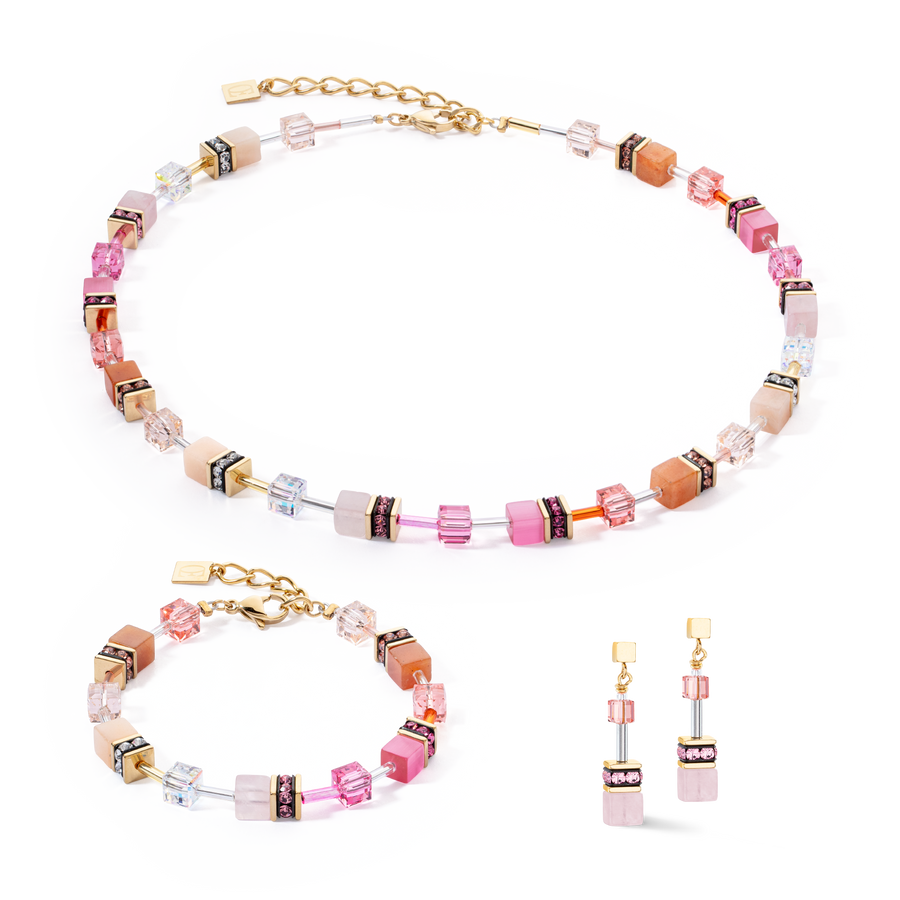 Bracelet GeoCUBE® Iconic Precious rose-orange