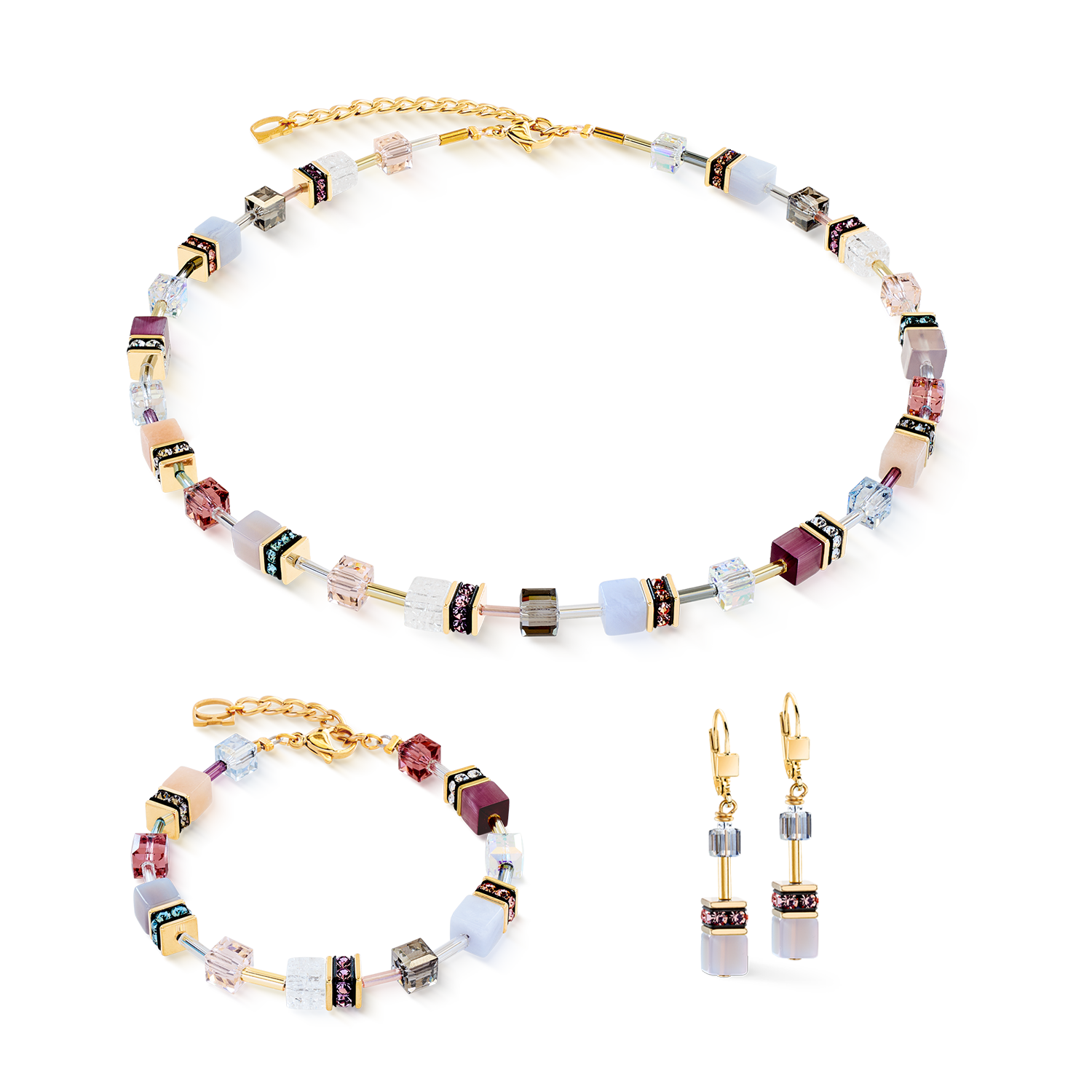 Bracelet GeoCUBE® Iconic Precious golden blush