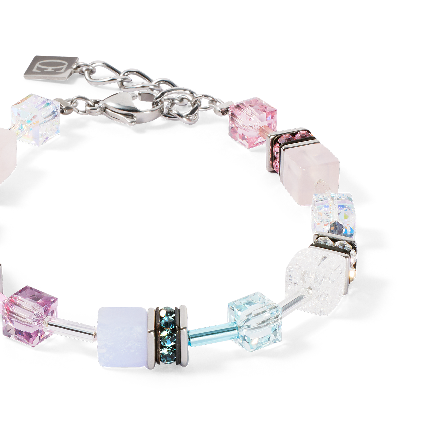 Bracelet GeoCUBE® Iconic Precious rose-lilas