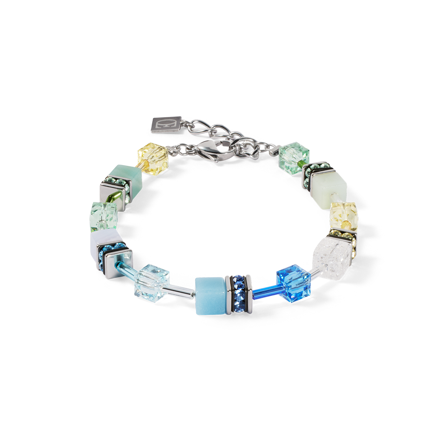 Bracelet GeoCUBE® Iconic Precious vert aqua