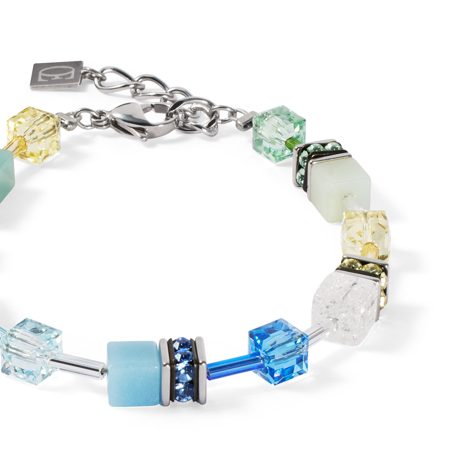 Bracelet GeoCUBE® Iconic Precious vert aqua