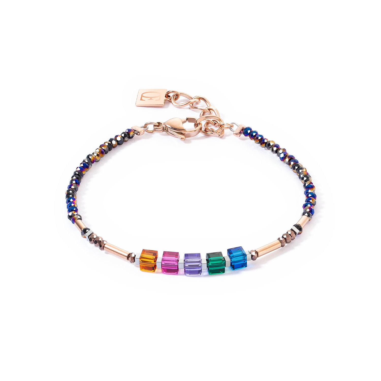 Bracelet Cube Story Minimalistic Sparkling Multicolore Automne