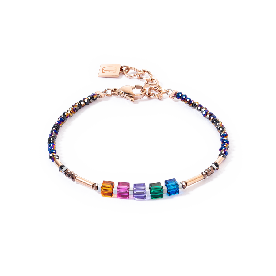 Bracelet Cube Story Minimalistic Sparkling Multicolore Automne