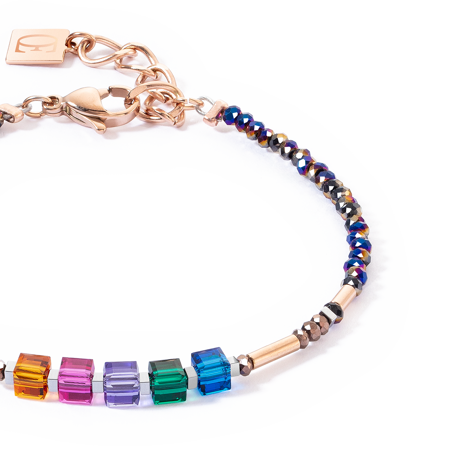 Bracelet Cube Story Minimalistic Sparkling Multicolore Automne