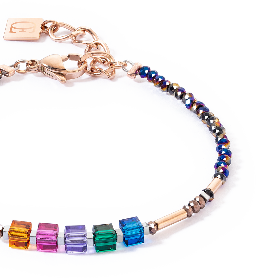 Bracelet Cube Story Minimalistic Sparkling Multicolore Automne