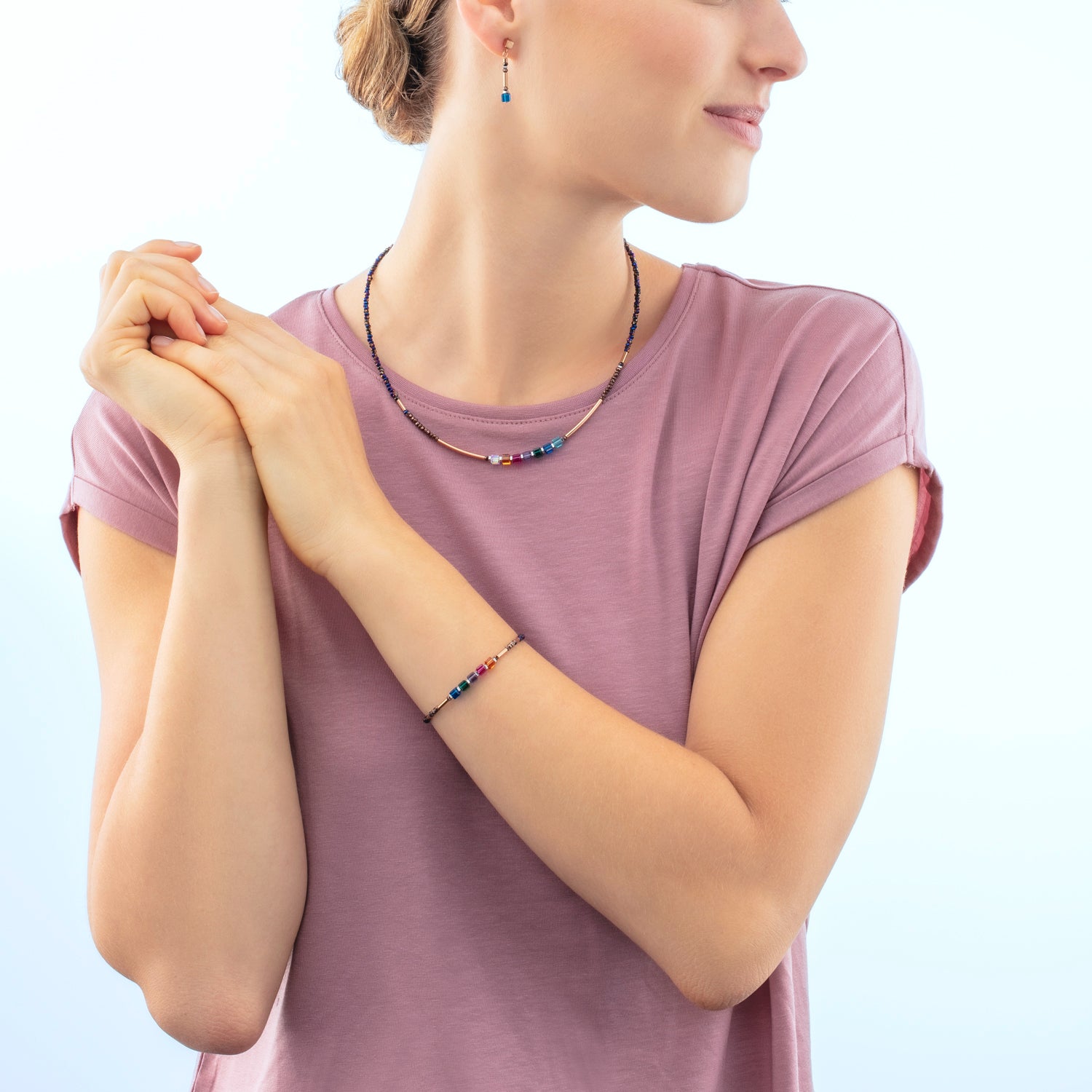 Bracelet Cube Story Minimalistic Sparkling Multicolore Automne