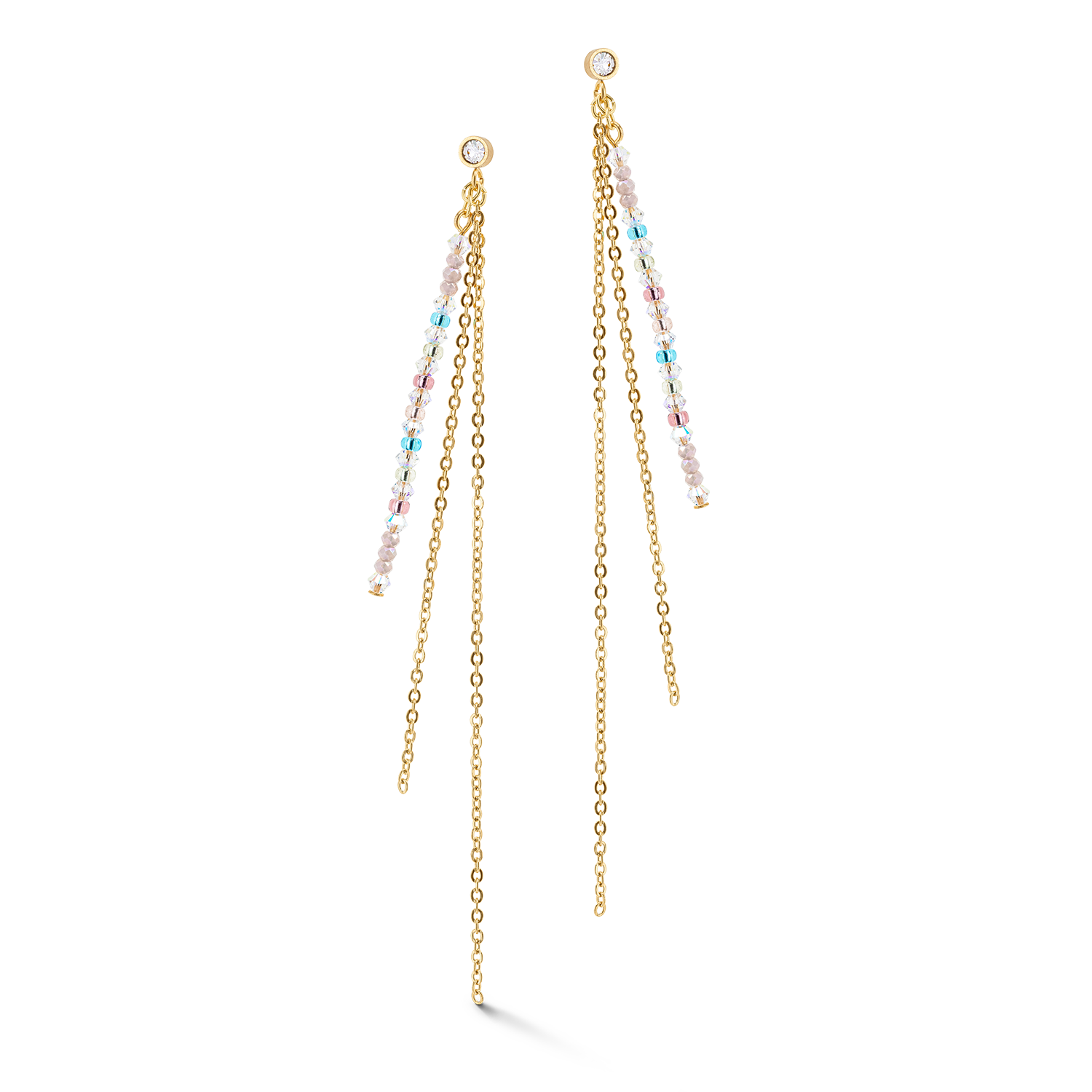 Boucles d'oreille Waterfall Delicate or multicolor pastell romantic
