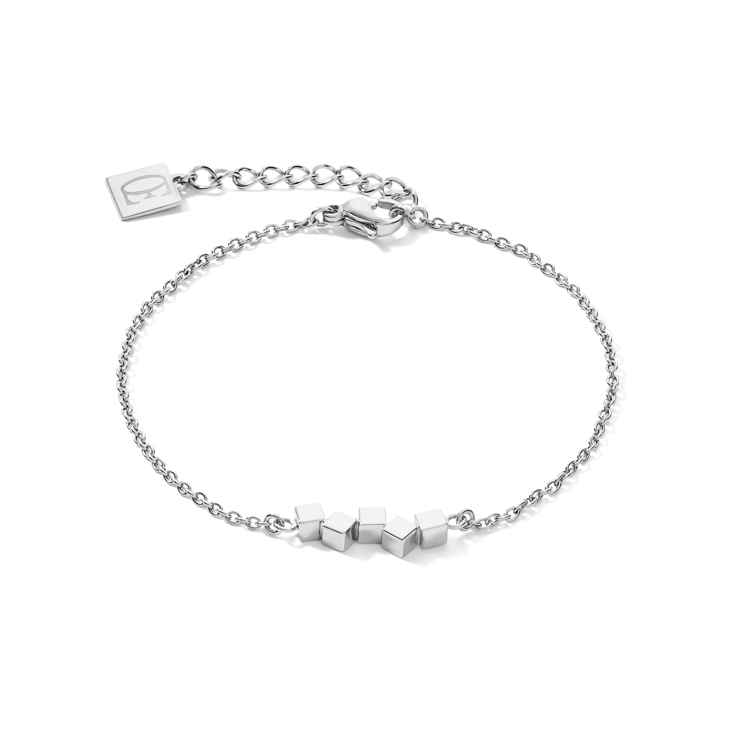 Bracelet Dancing GeoCUBE® small acier argent
