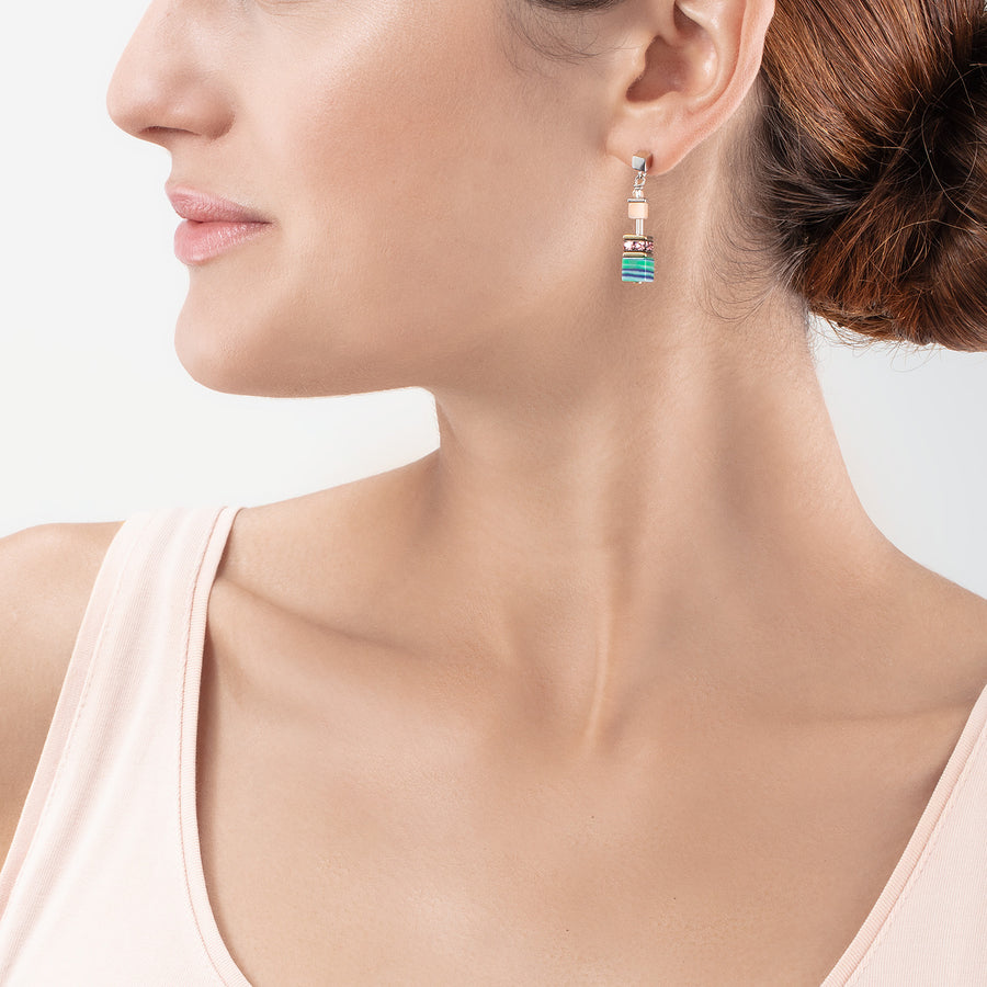 Boucles d'oreille GeoCUBE® Candy multicolour spring