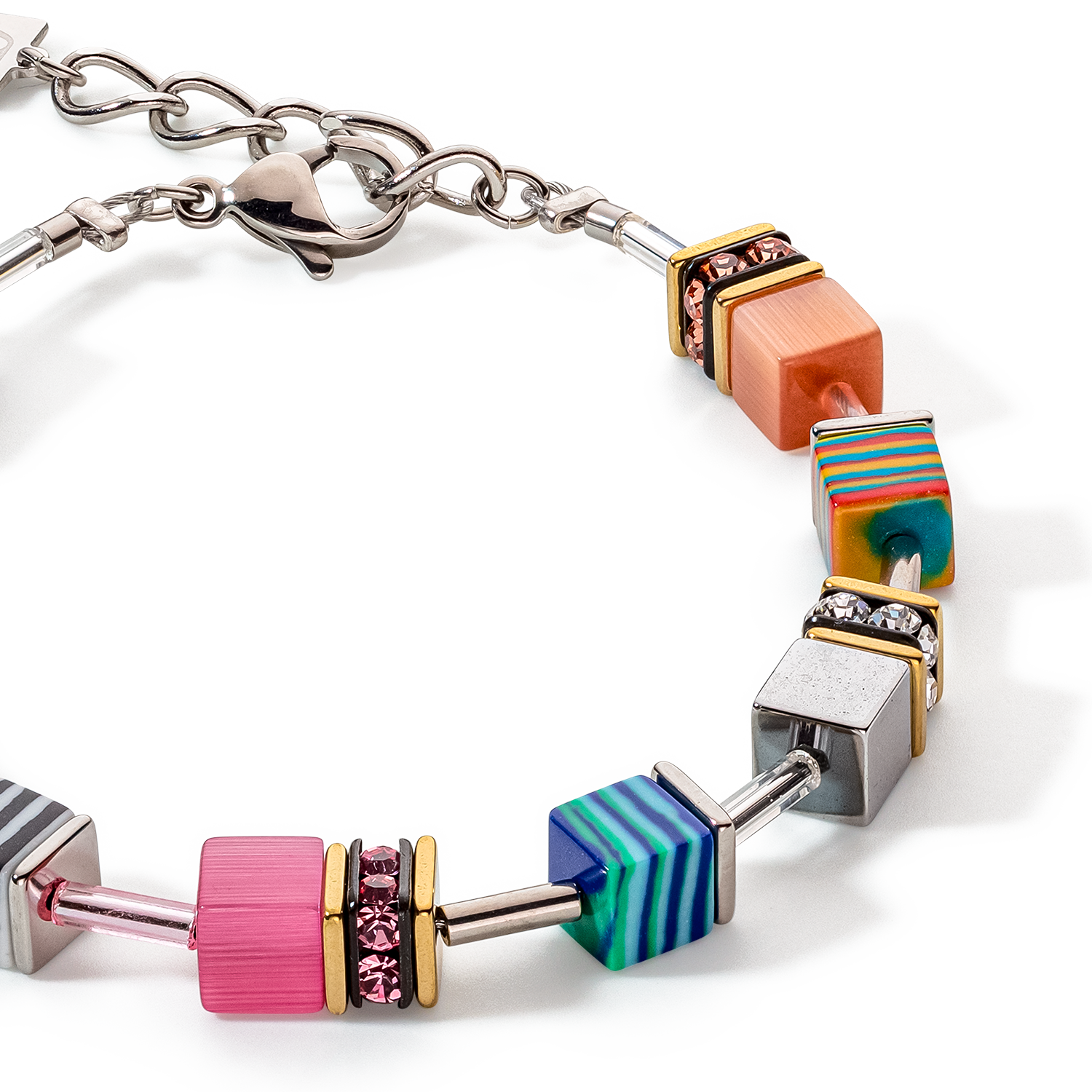 Bracelet GeoCUBE® Candy multicolour spring