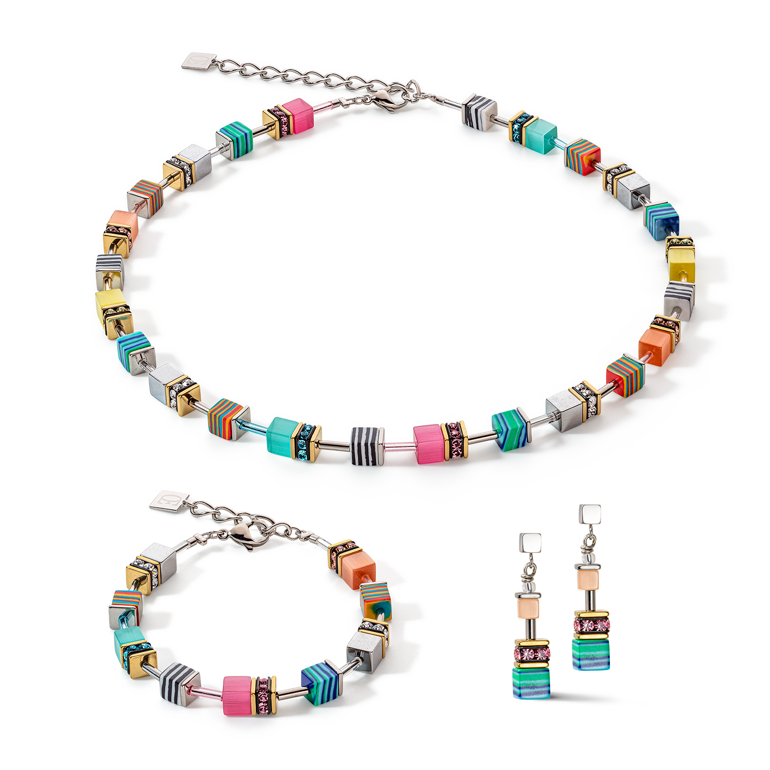 Bracelet GeoCUBE® Candy multicolour spring