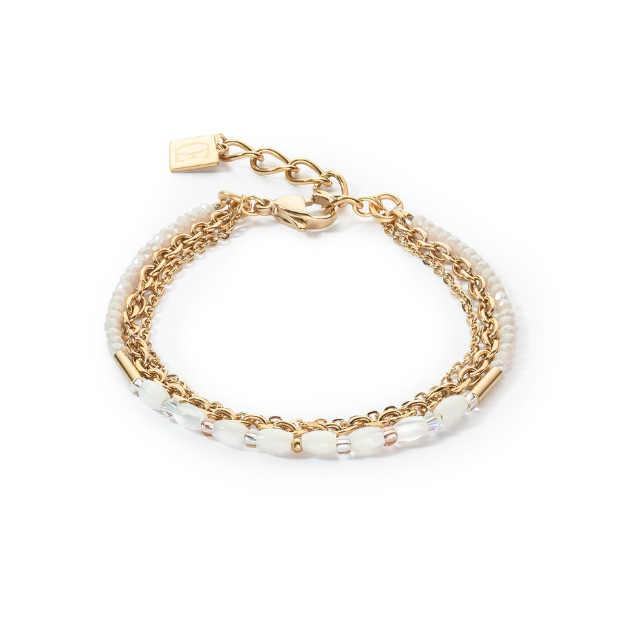Bracelet Brilliant Square Layer or