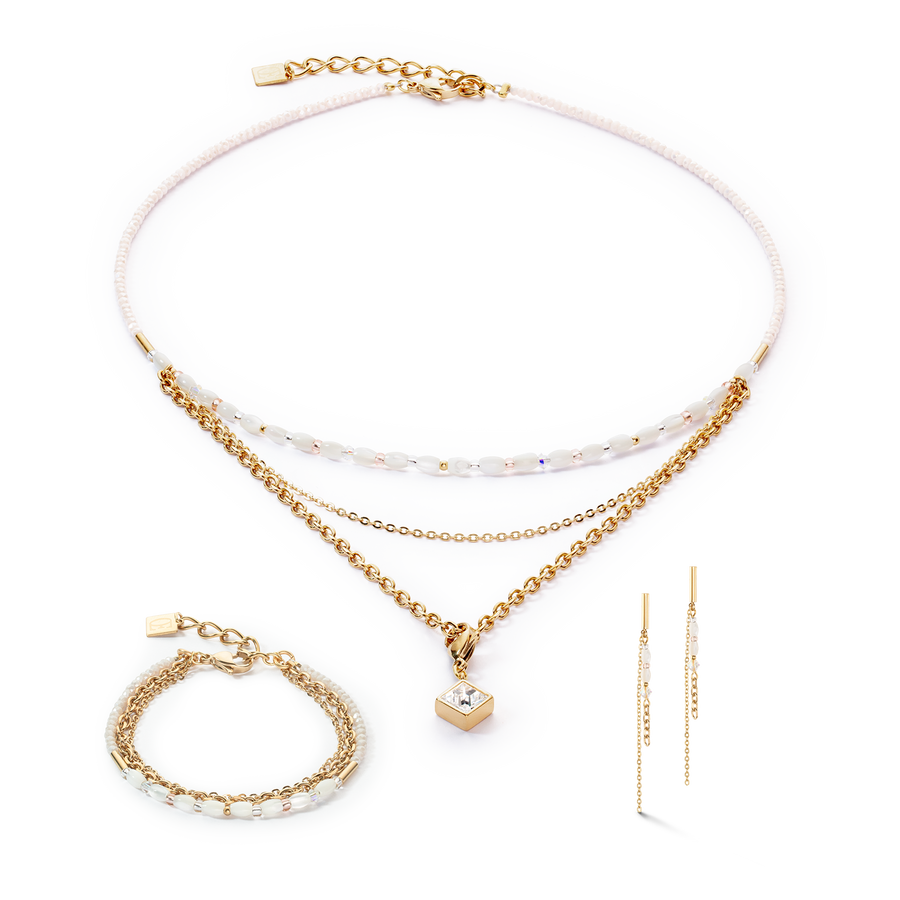 Bracelet Brilliant Square Layer or