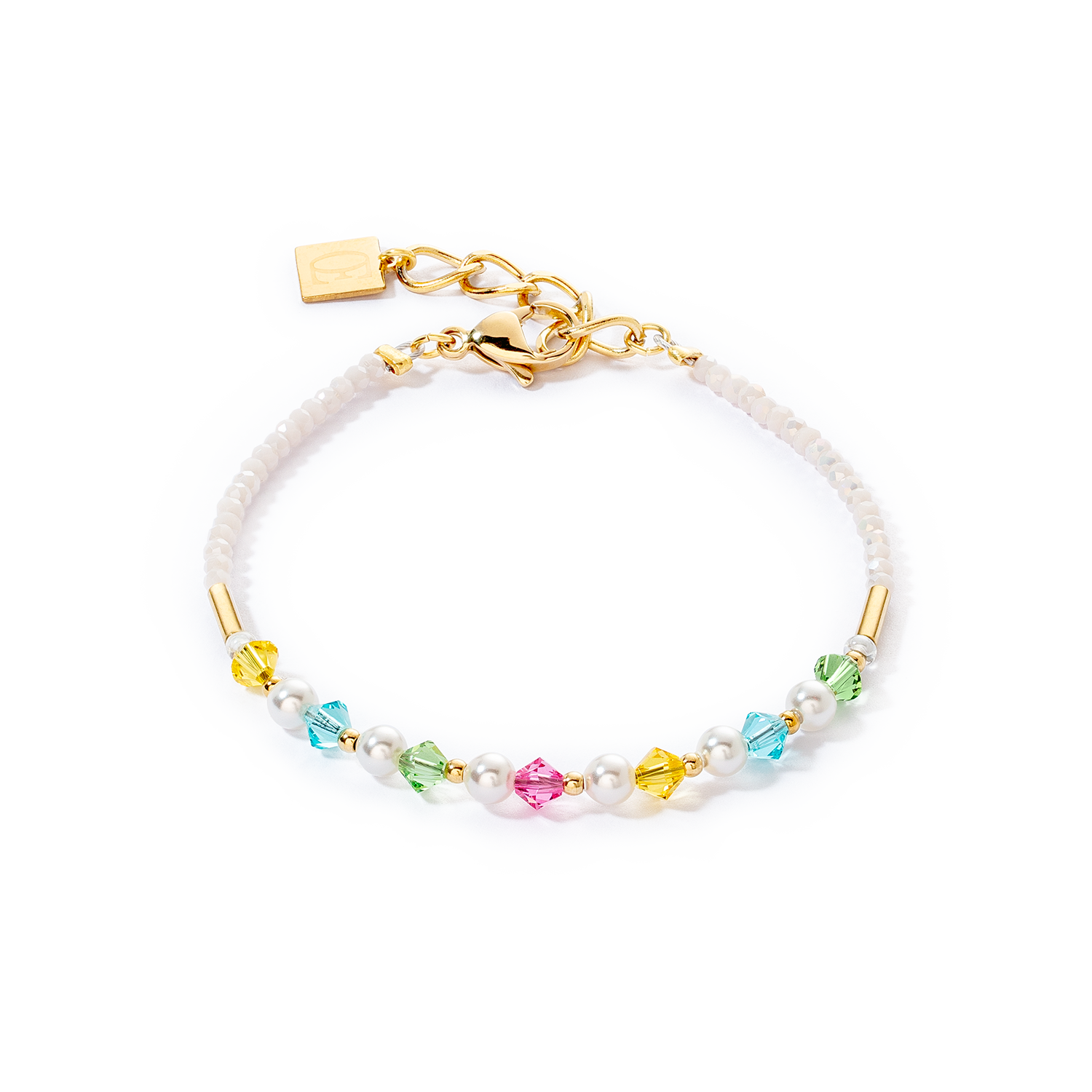 Bracelet Princess Pearls or multicolore