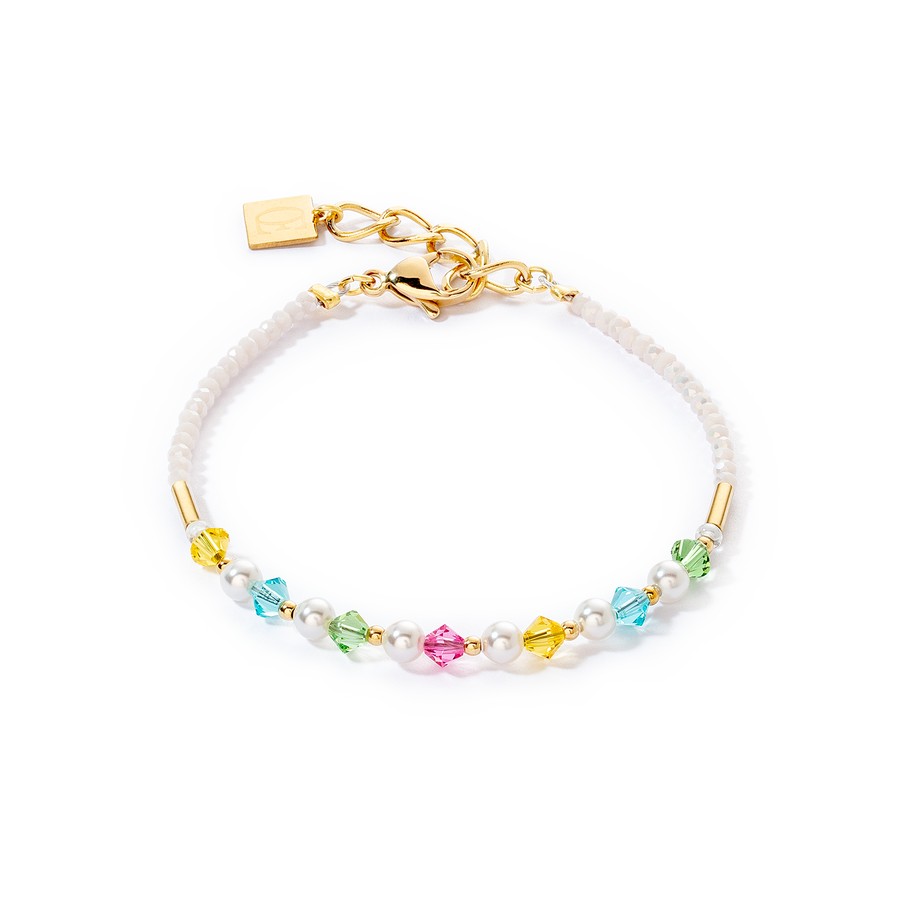 Bracelet Princess Pearls or multicolore
