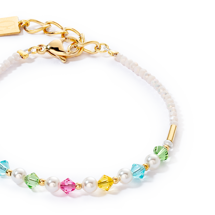 Bracelet Princess Pearls or multicolore
