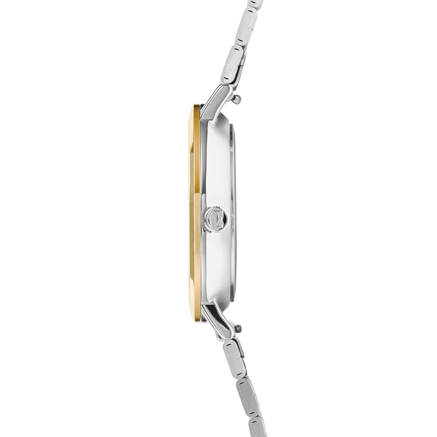 Montre Ronde Brilliant White Bicolor Acier Inoxydable Argent