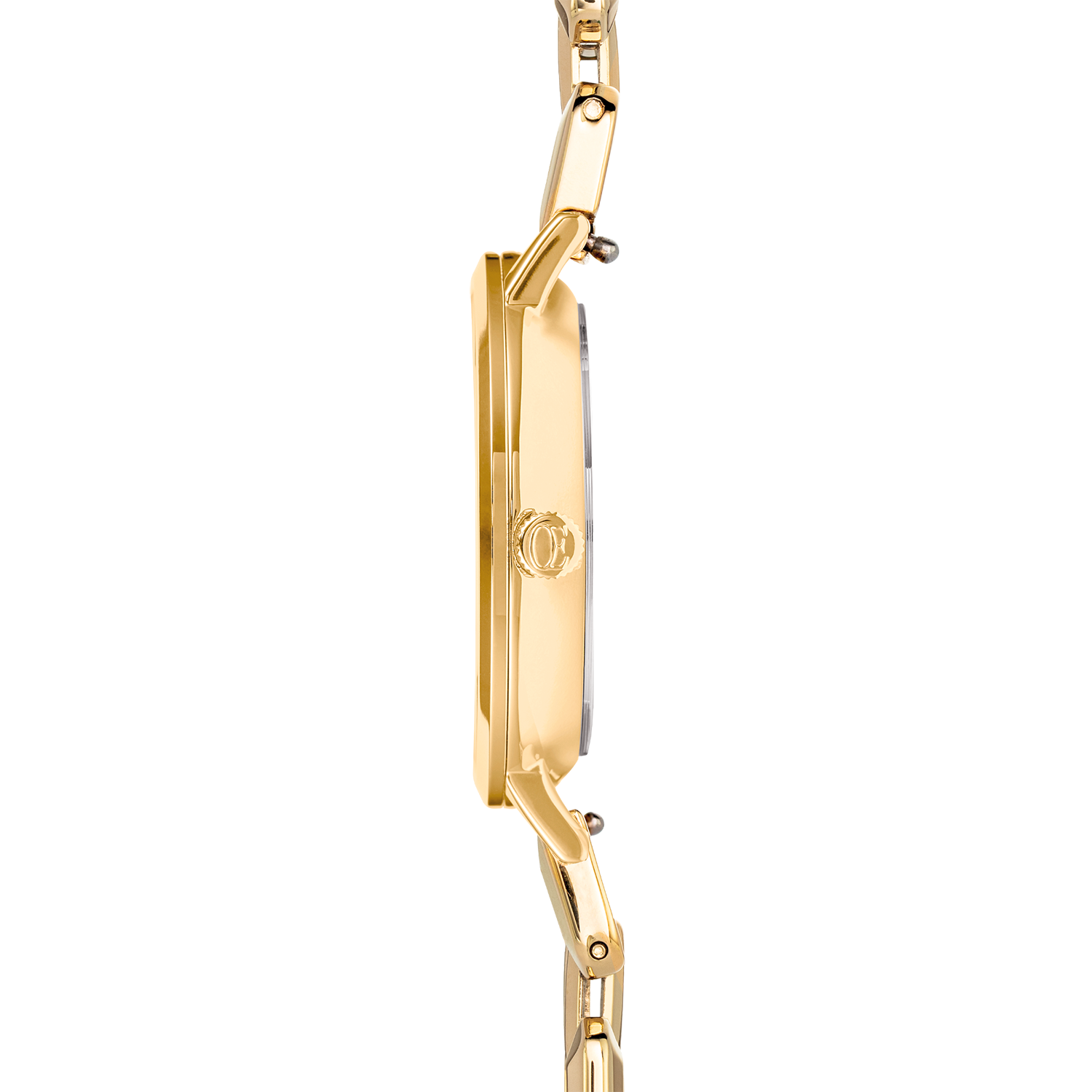 Montre Ronde Brilliant Glamourous Black Statement Gold