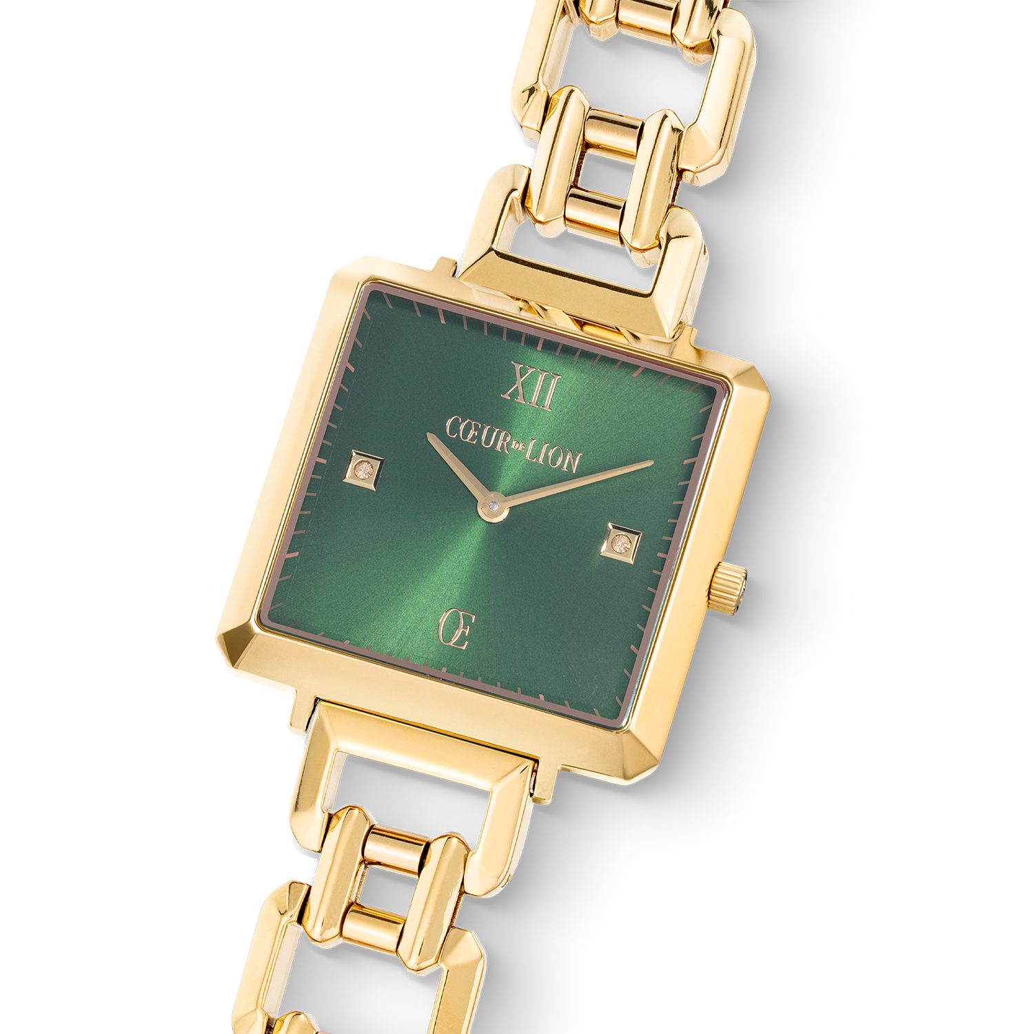 Montre Iconic Cube Glamorous Green Statement or