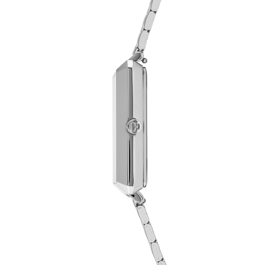 Montre Iconic Square Elegant Monochrome Silver Acier Inoxydable