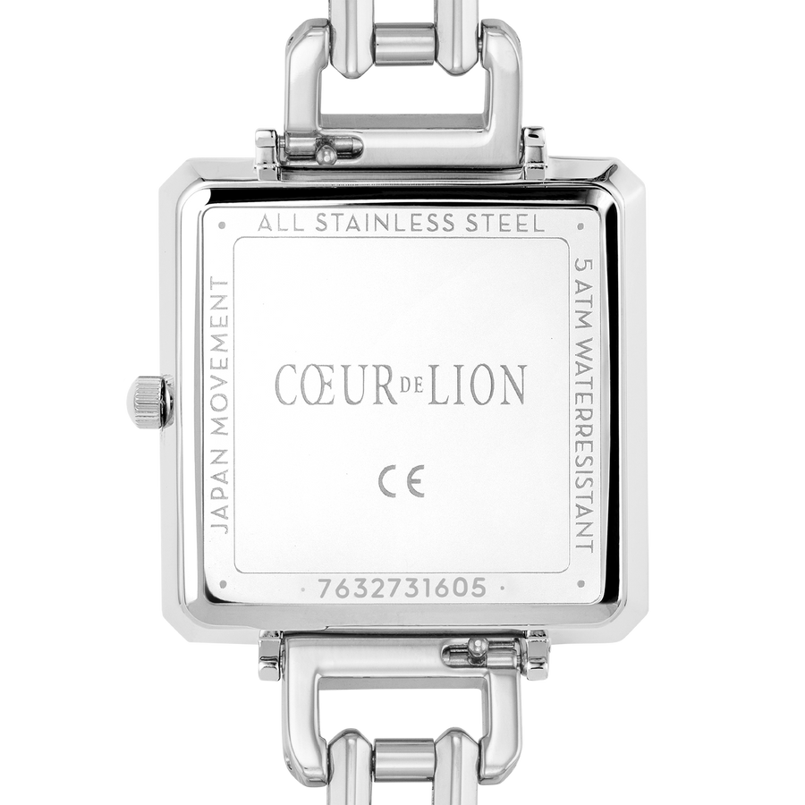 Montre Iconic Cube Noble Petrol Statement argent