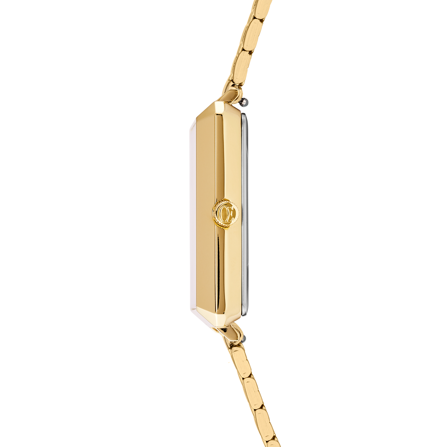 Montre Iconic Square Glamorous Green Acier Inoxydable Or