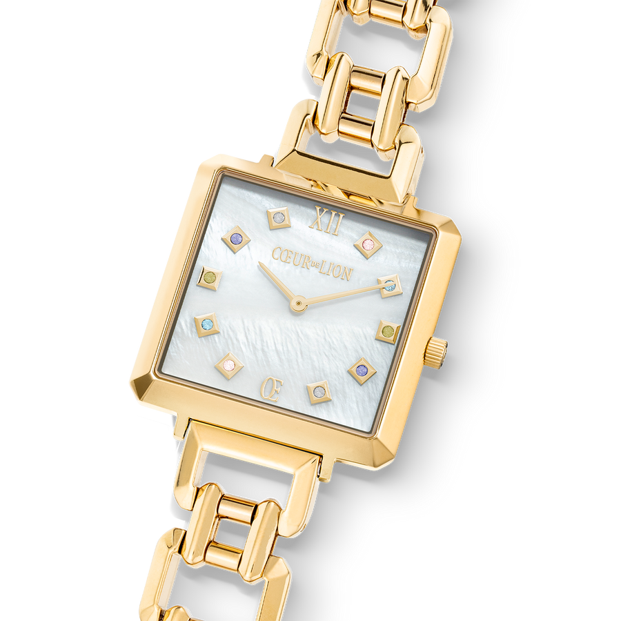 Montre Iconic Cube Golden Moments Statement Or