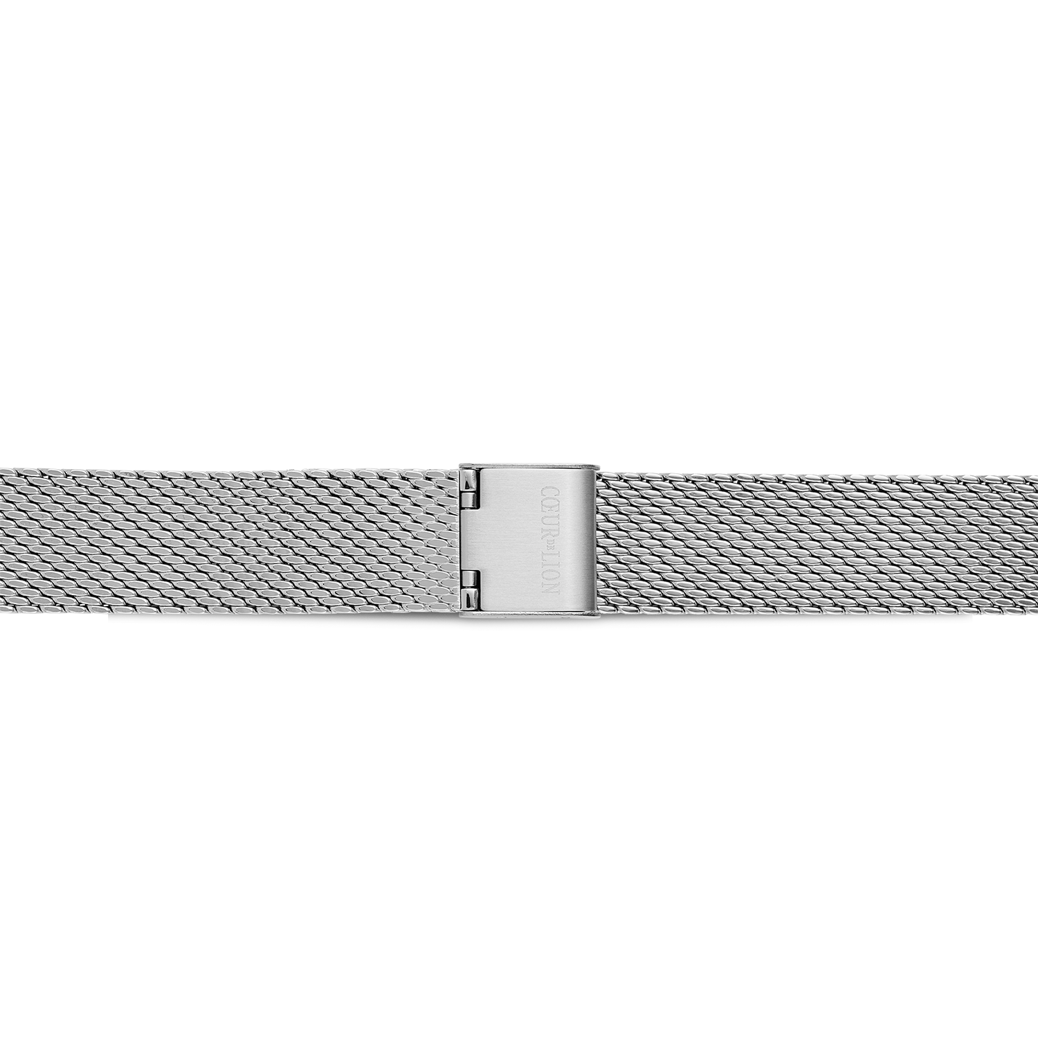 Montre ronde Sparkling Sunray Transformative Teal Milanaise argent