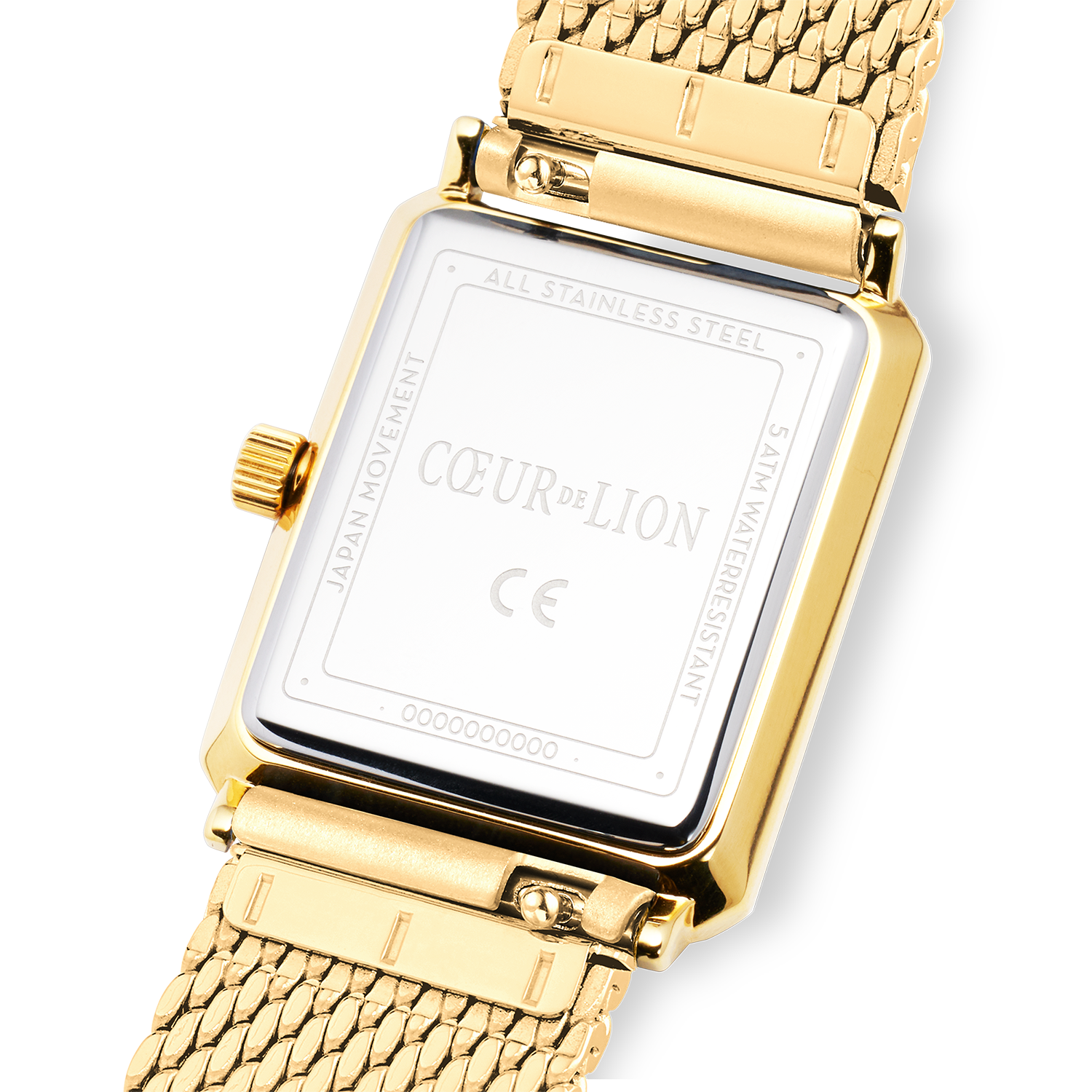 Montre Iconic Spikes or Milanaise acier inoxydable or