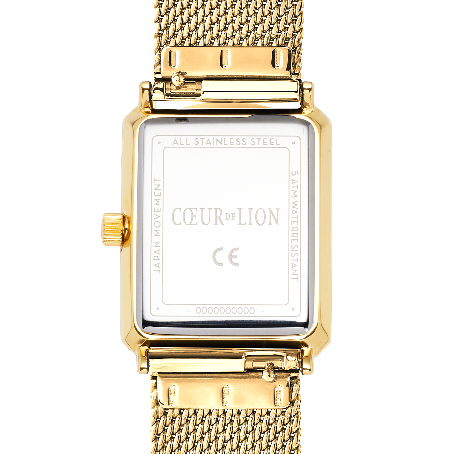 Montre Iconic Spikes or Milanaise acier inoxydable or