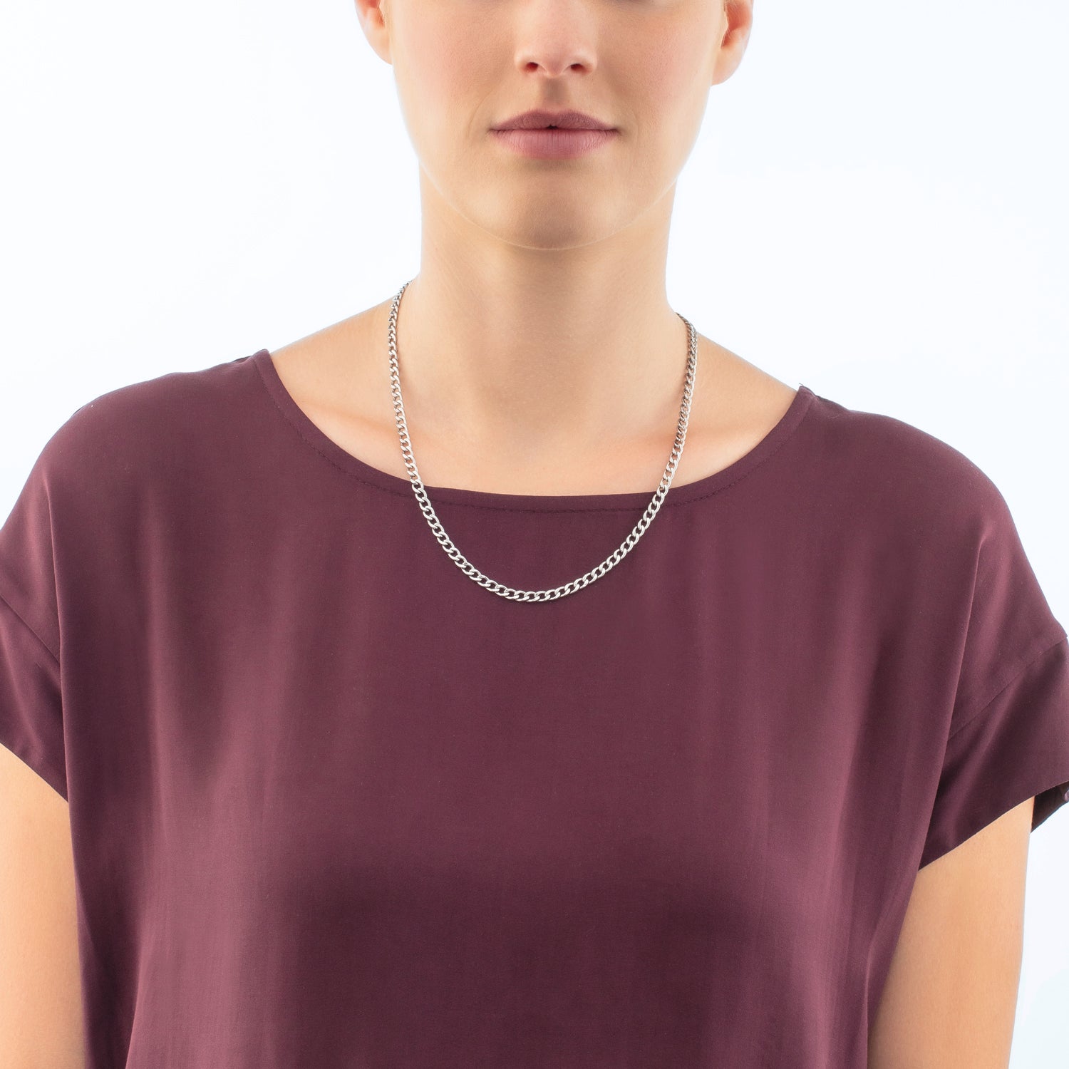 Chaîne de rallonge 50 cm argent