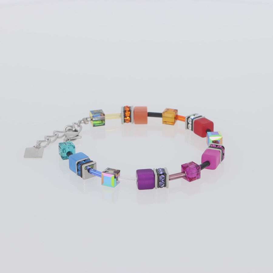 Bracelet GeoCUBE® multicolore rainbow