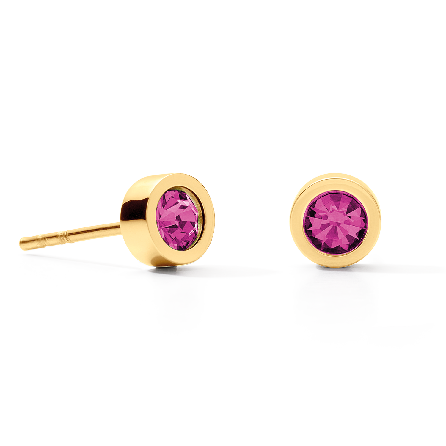 Boucles d'oreilles Sparkling Dots or-rose vif