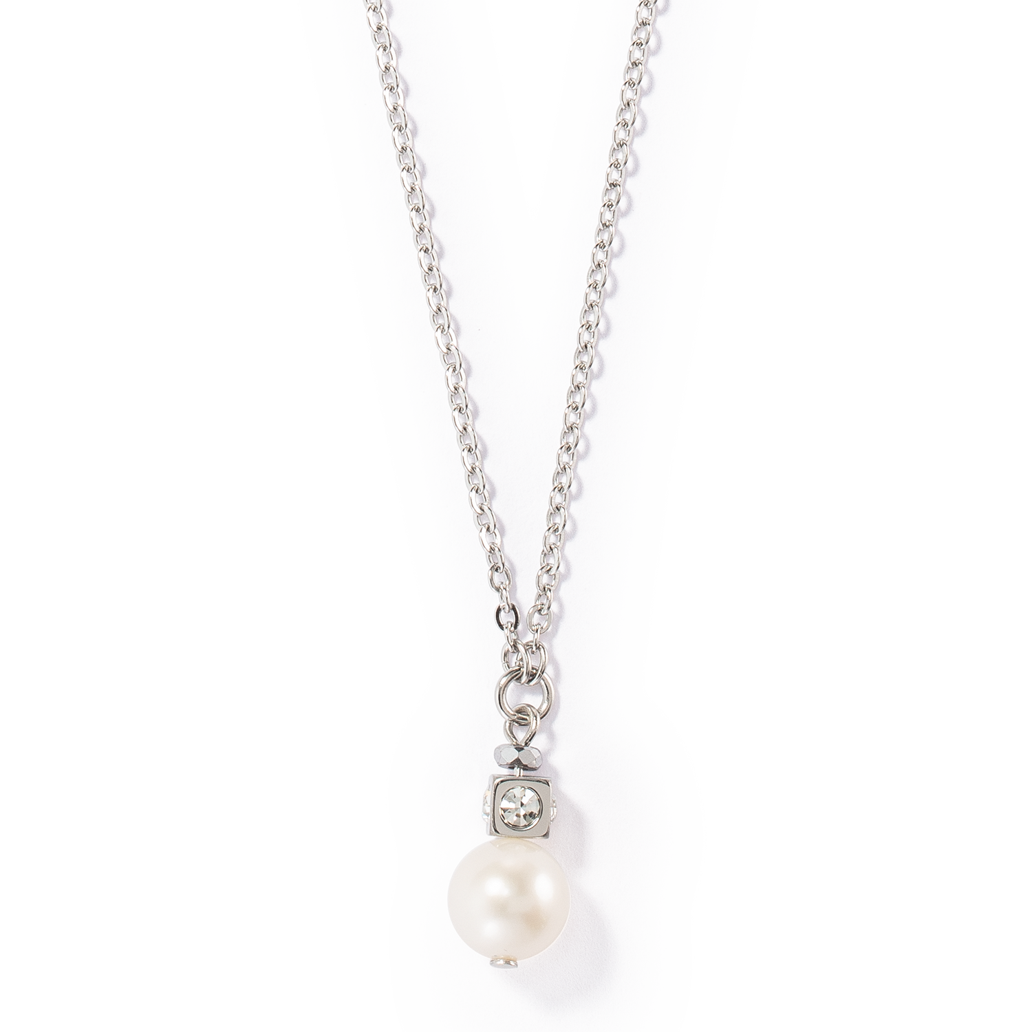 Collier Solitaire Perle d'eau douce argent