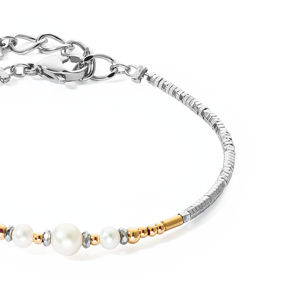 Bracelet Classic Princess Perles d'eau douce bicolores