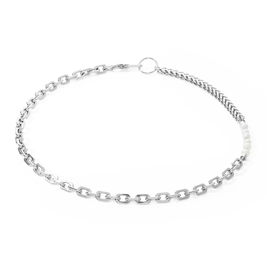 Collier Shape Shifter Perles d'eau douce argent