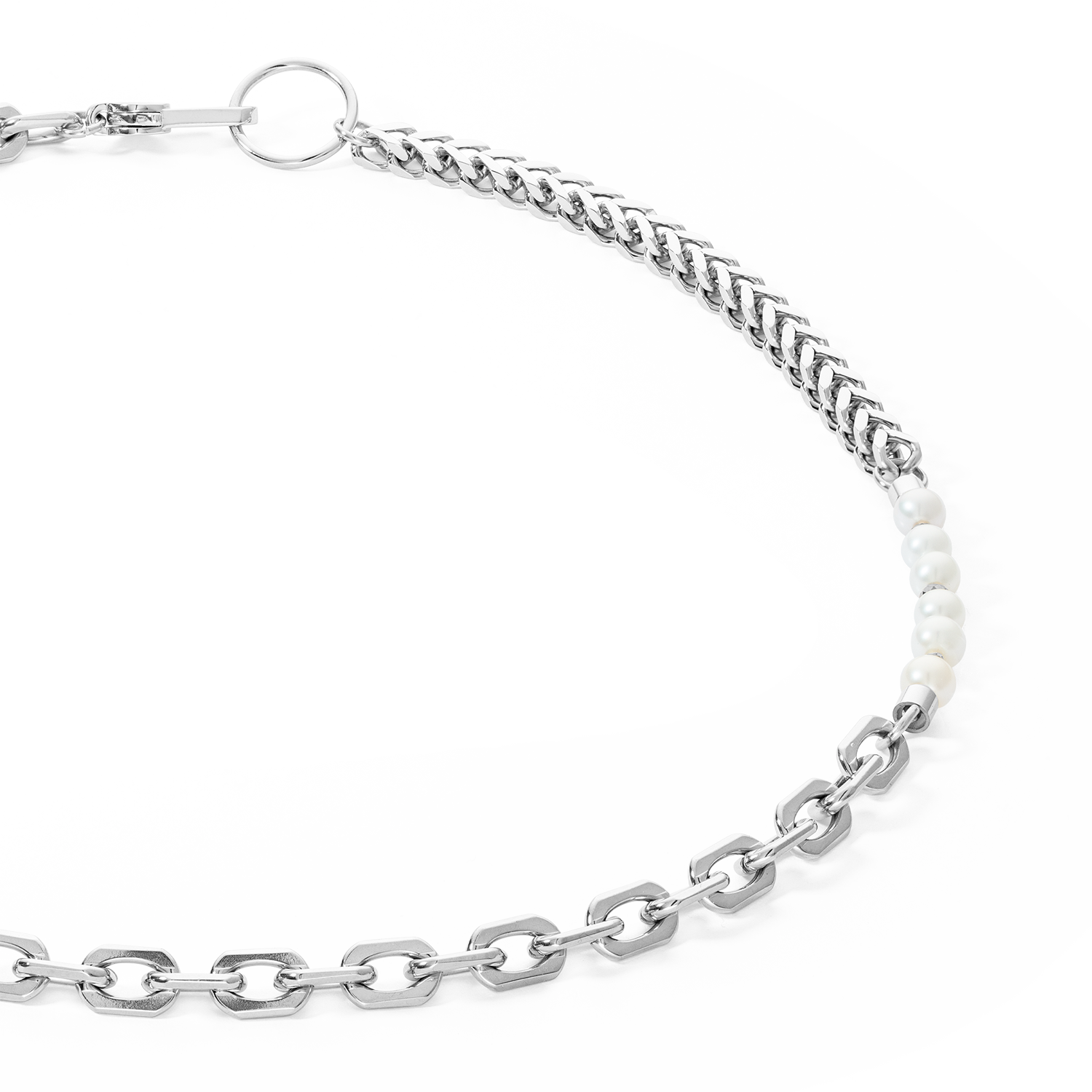 Collier Shape Shifter Perles d'eau douce argent