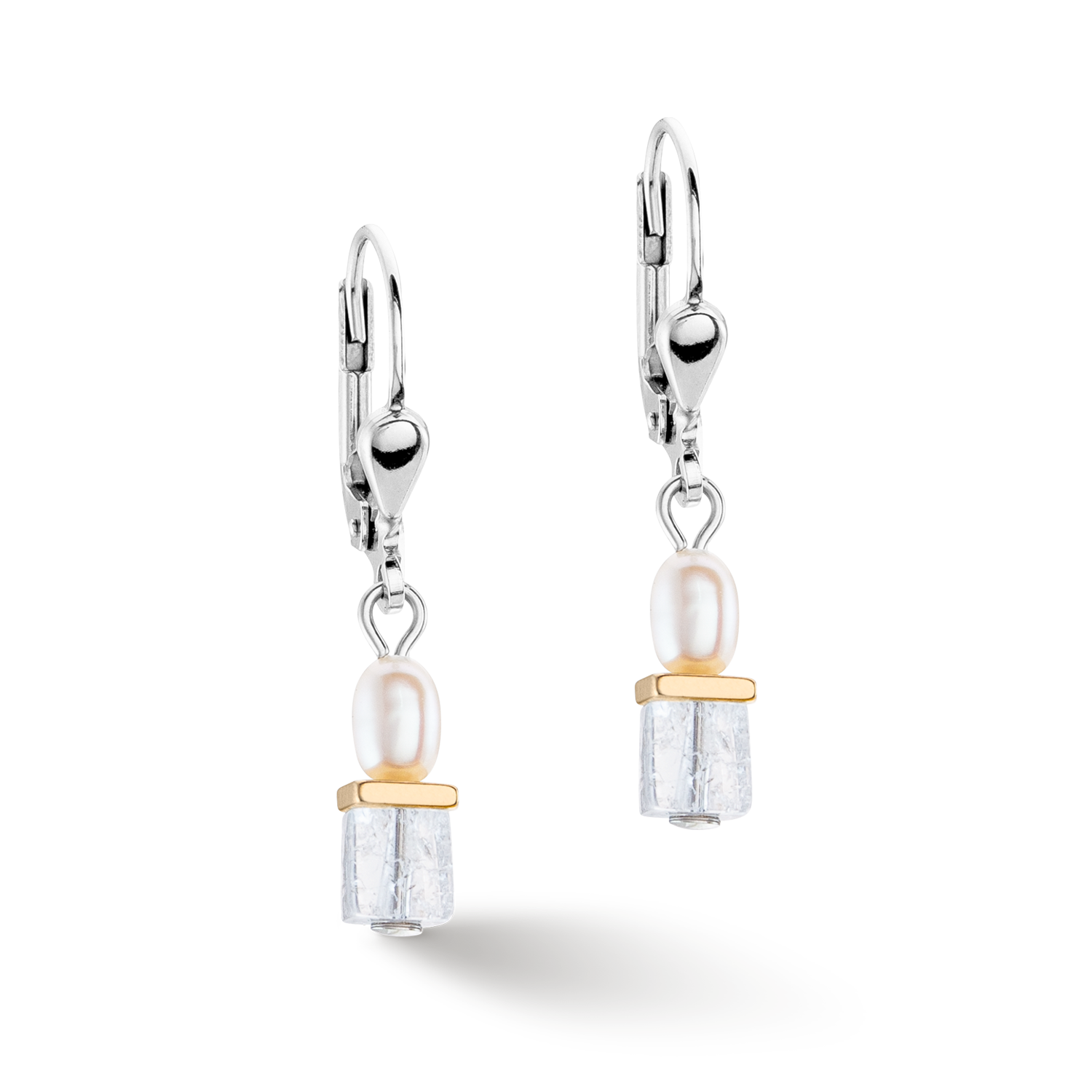 Boucles d'oreilles Princess Fusion Pearls Bicolor