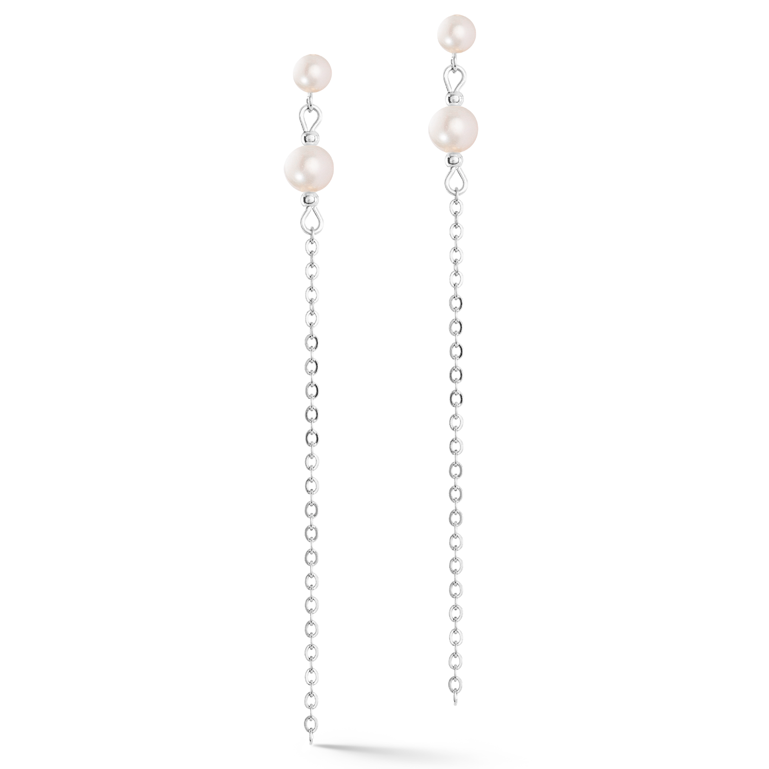 Boucles d'oreilles Princess Pearls argent-rose