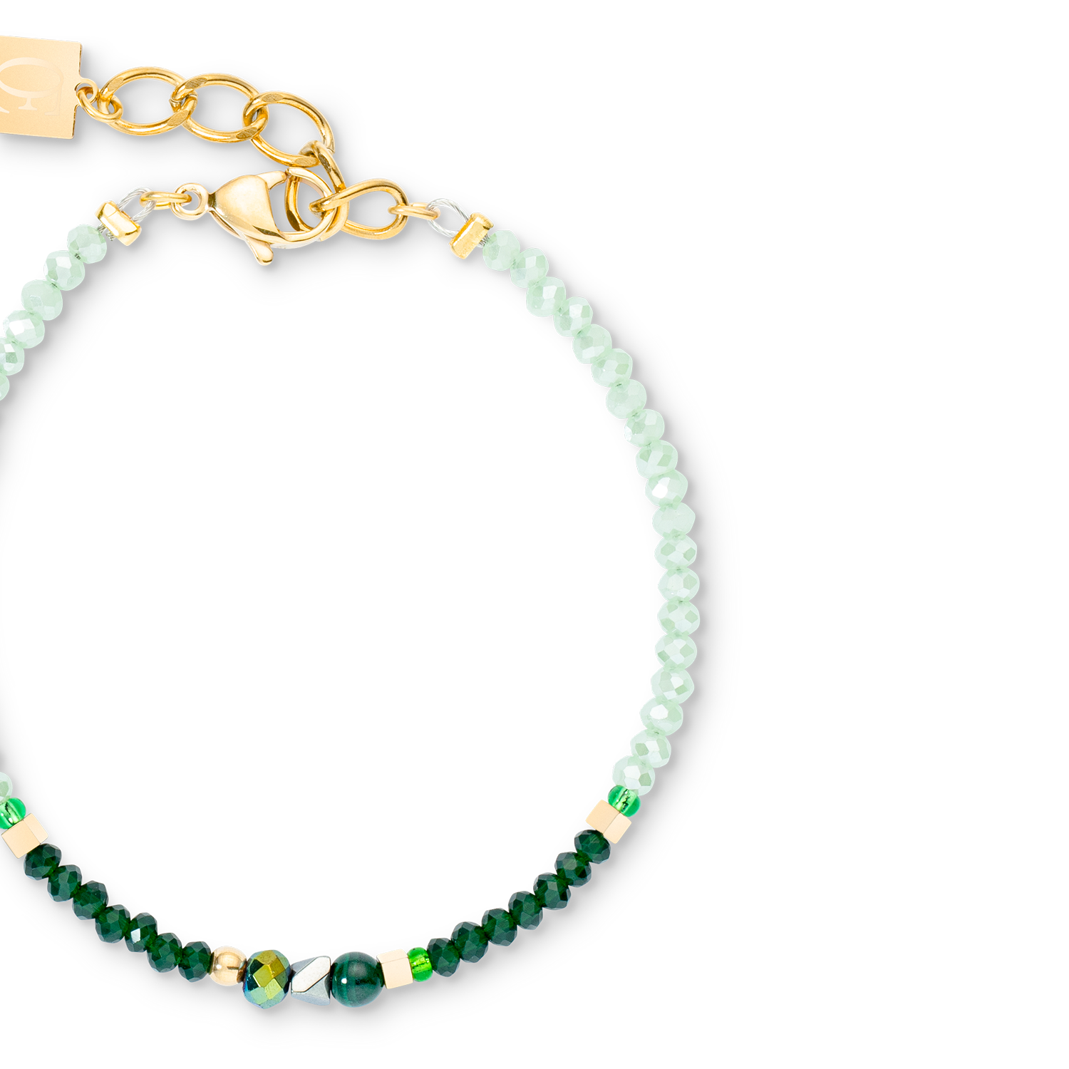 Bracelet Amulette Glamorous Green or