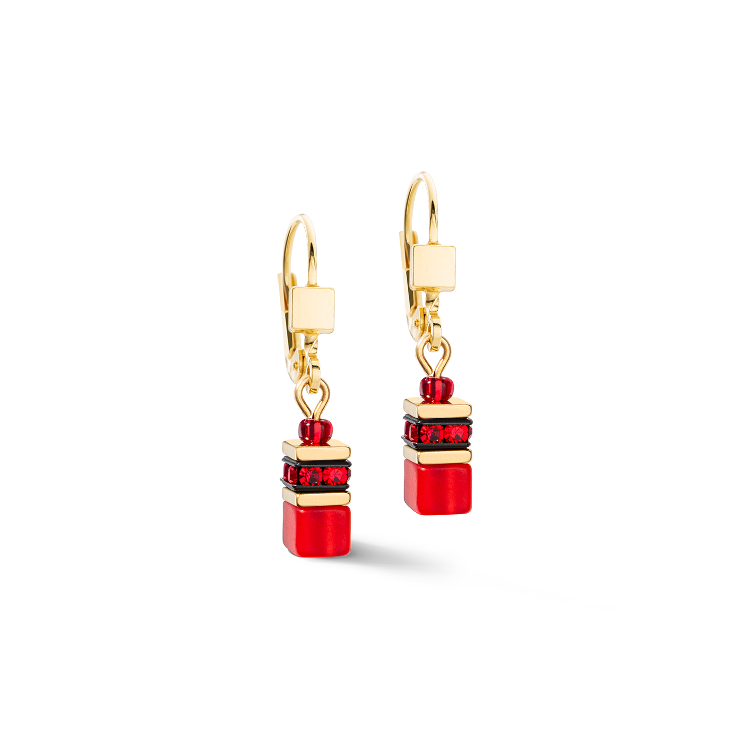 Boucles d'oreilles GeoCUBE® Iconic Lite Rouge