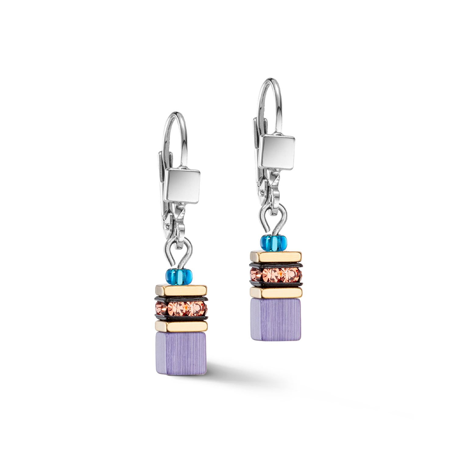 Boucles d'oreilles GeoCUBE® Iconic Lite Rainbow