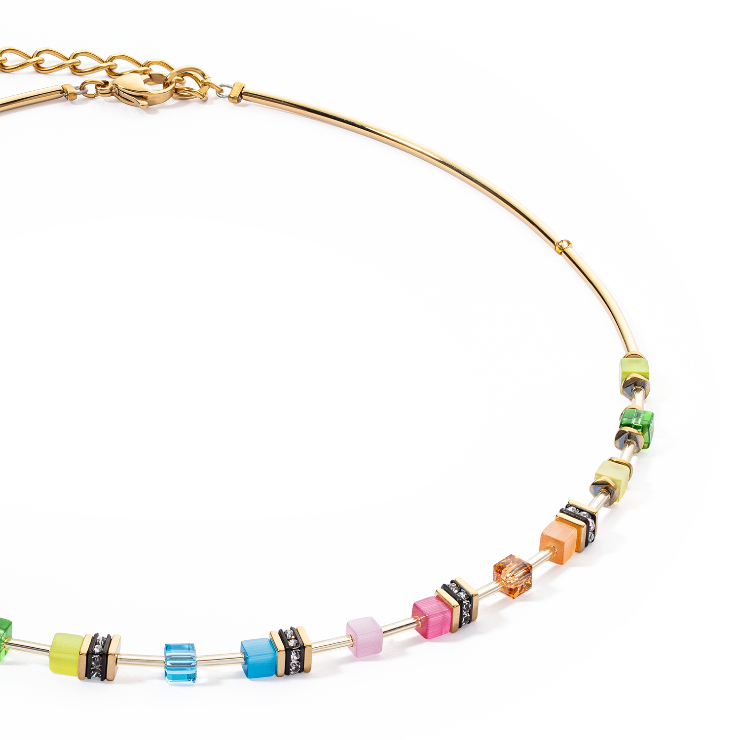 Collier GeoCUBE® Lite Mini Rainbow