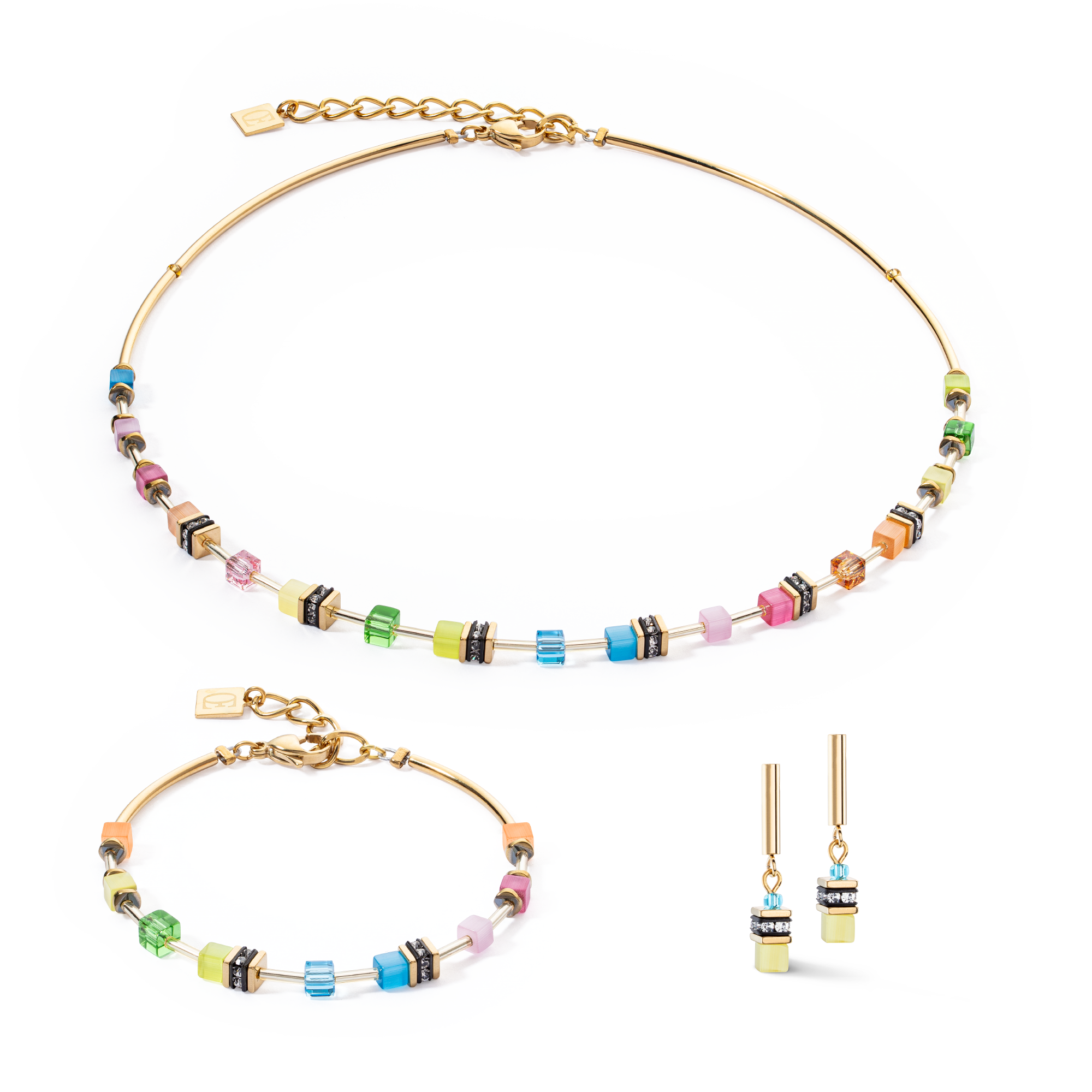 Bracelet GeoCUBE® Lite Mini Rainbow
