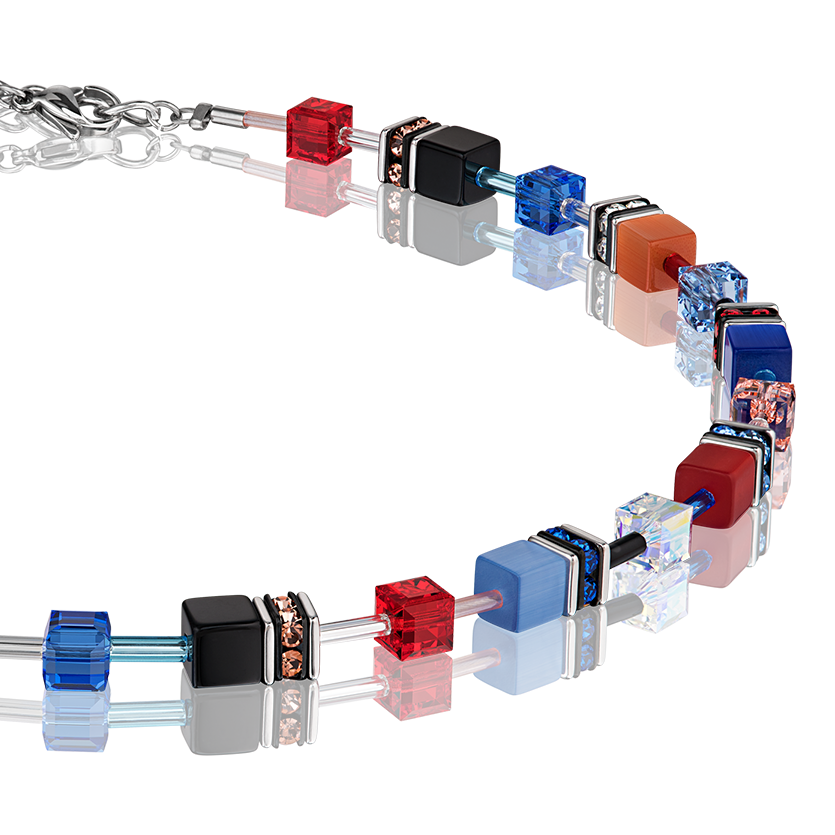 Collier GeoCUBE® multicolore motion