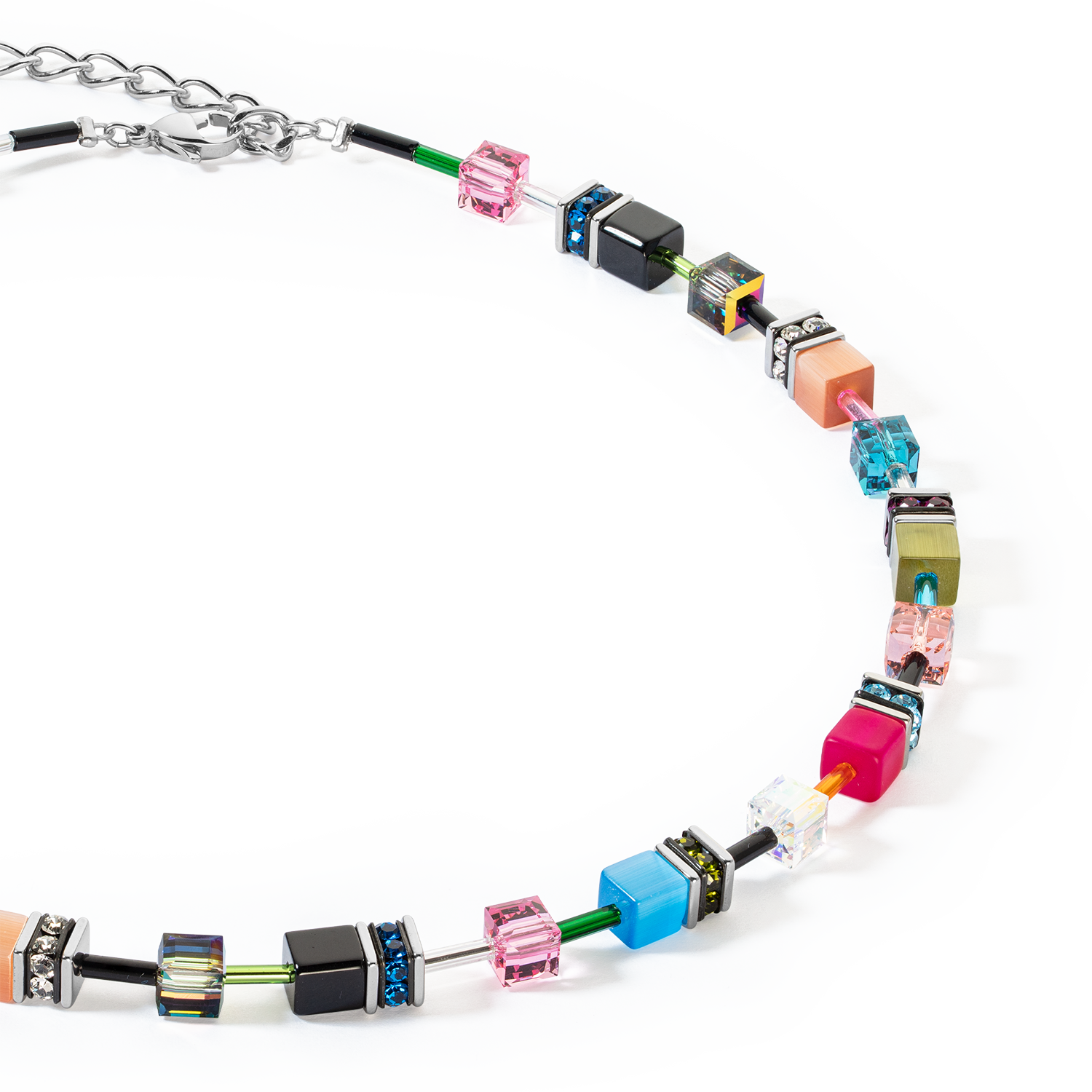 Collier GeoCUBE® Iconic Multicolore Fancy