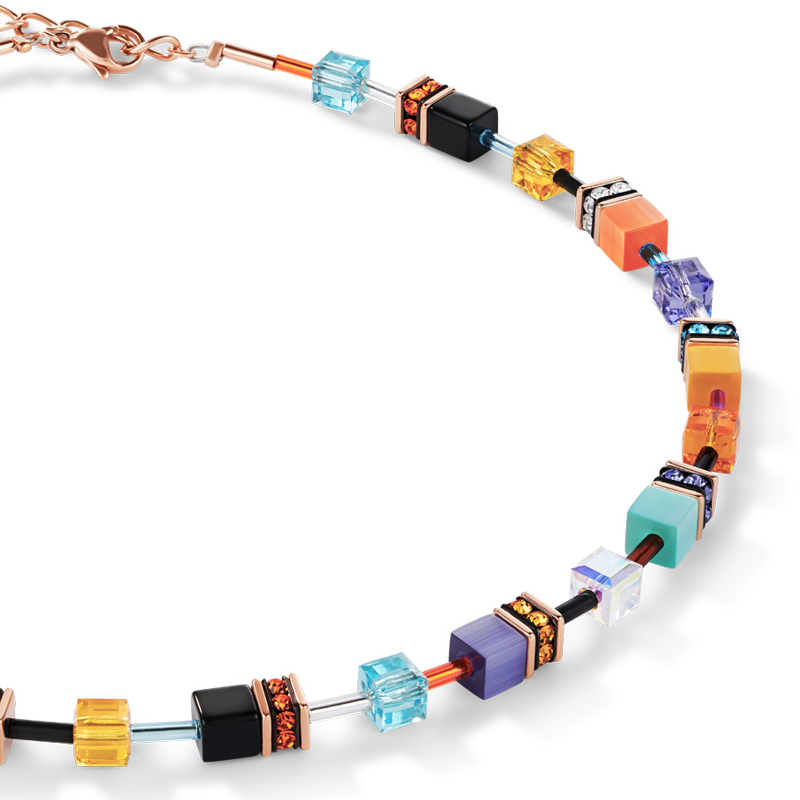 Collier GeoCUBE® multicolore Couture 2